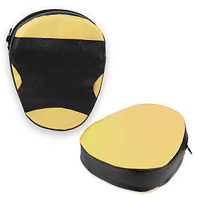 Лапи боксерські жовто-чорні Strateg 2 шт 2091 KNZ