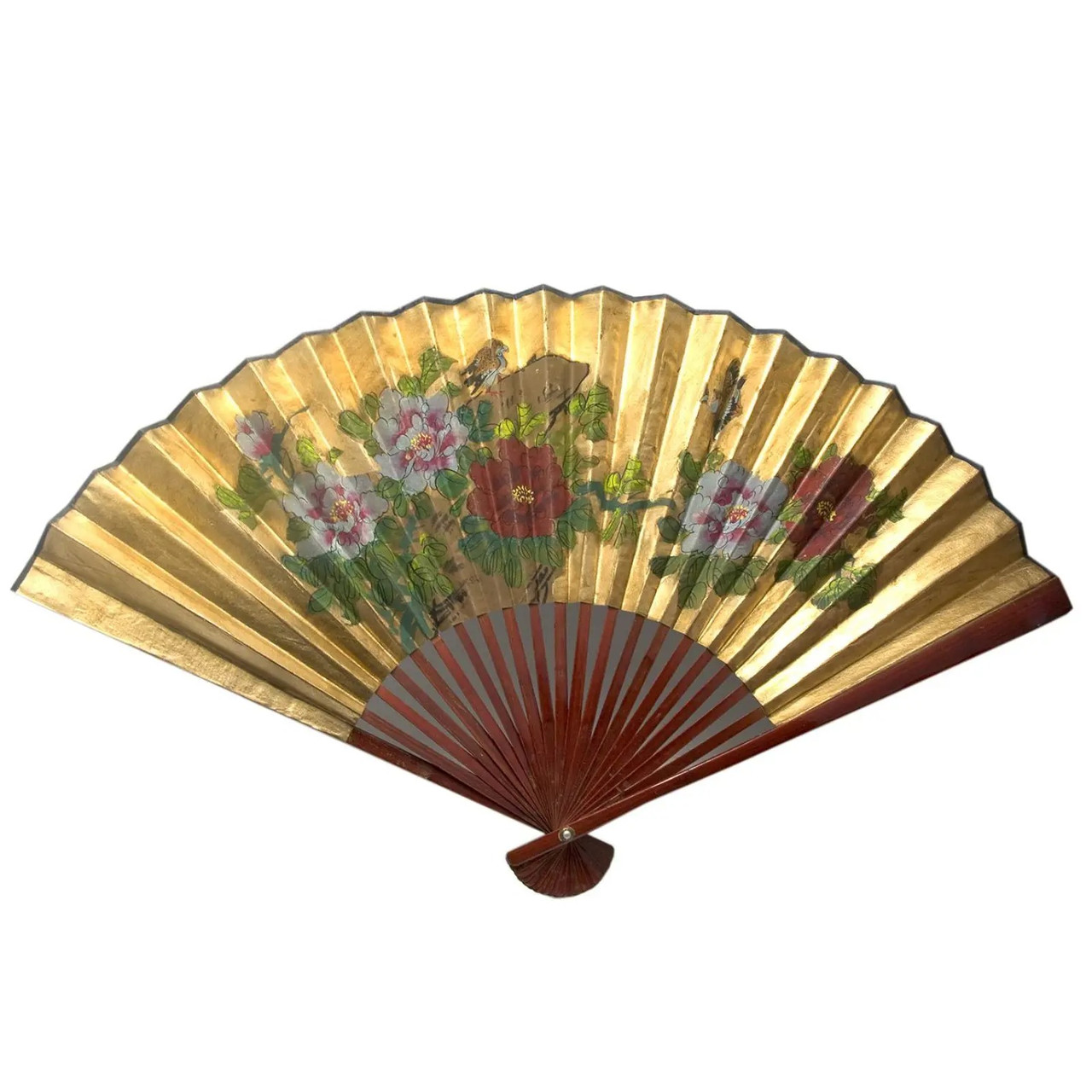 Віяло настіне для декору Золото, фото 1