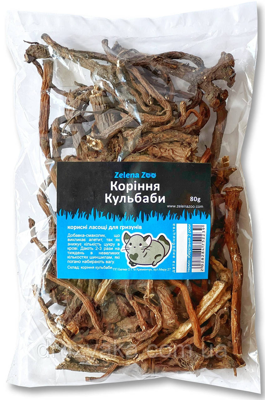 Ласощі для гризунів Коріння Кульбаби 80 г