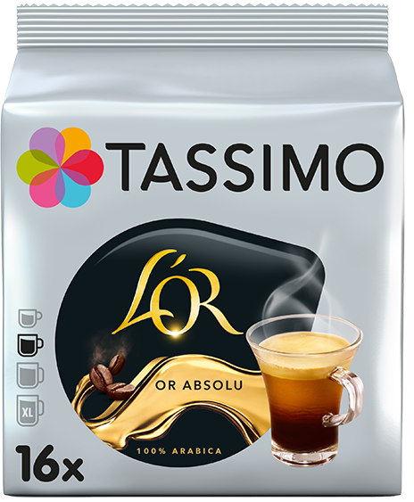 Кава в капсулах Tassimo L'or Or Absolu 100% Arabica (16 порцій), фото 1