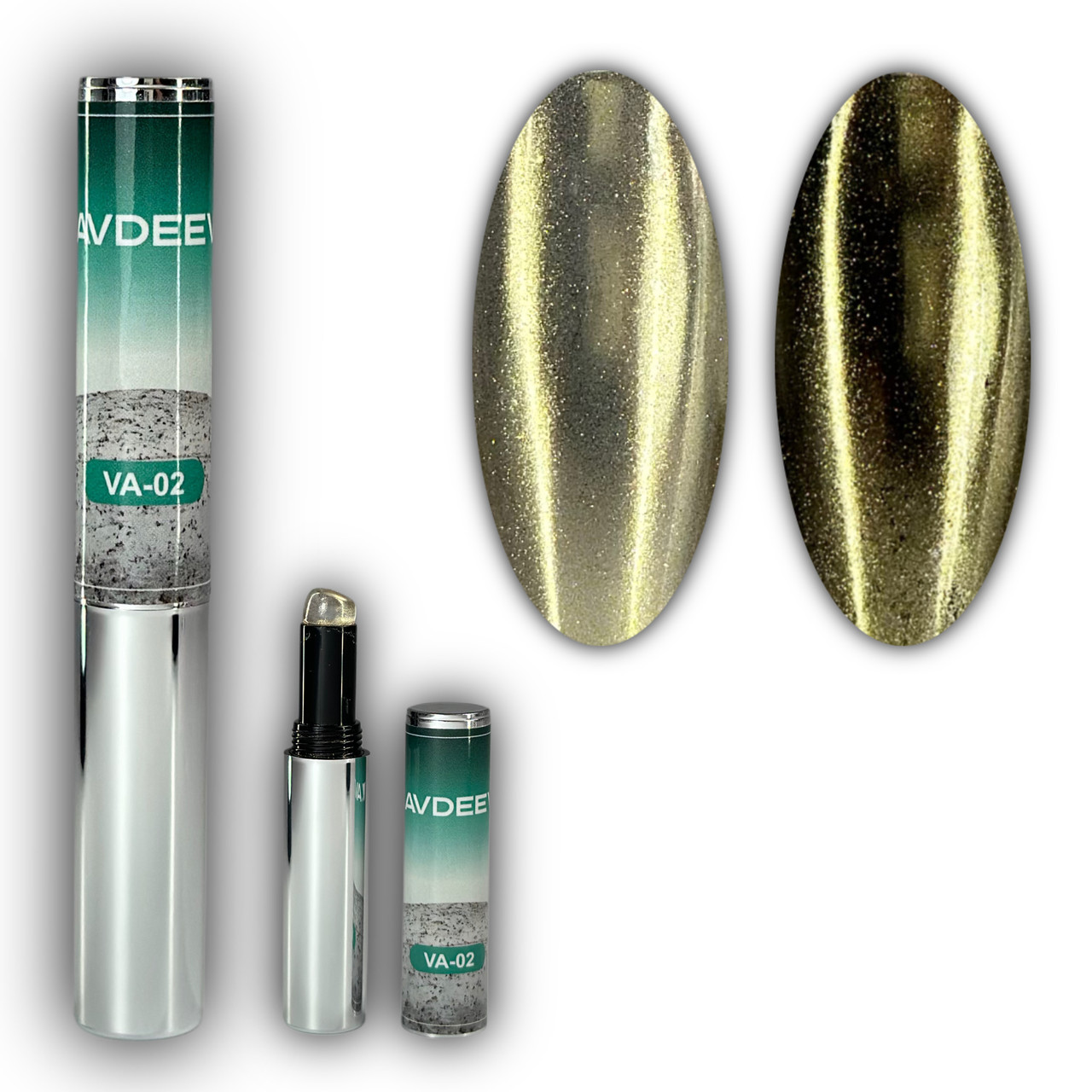 Втирка для нігтів Victoria Avdeeva VA-02 (золото), фото 1