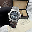 Годинник чоловічі Patek Philippe Nautilus Blue Dial LUX, фото 3