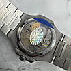 Годинник чоловічі Patek Philippe Nautilus Blue Dial LUX, фото 4