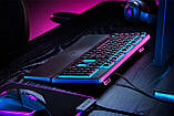 RAZER Ornata V3 X ігрова клавіатура з підсвіткою RGB, гібридні клавіші, вологозахист, підставка для зап’ясть, дротова, USB, ENG, фото 5