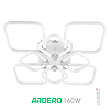 Люстра FELICITY 160Вт AL6138 ARD біла із хромом Ardero 2700К-6500К 17170Lm LED з пультом ДУ 610х610х130мм, фото 3