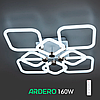 Люстра FELICITY 160Вт AL6138 ARD біла із хромом Ardero 2700К-6500К 17170Lm LED з пультом ДУ 610х610х130мм, фото 6