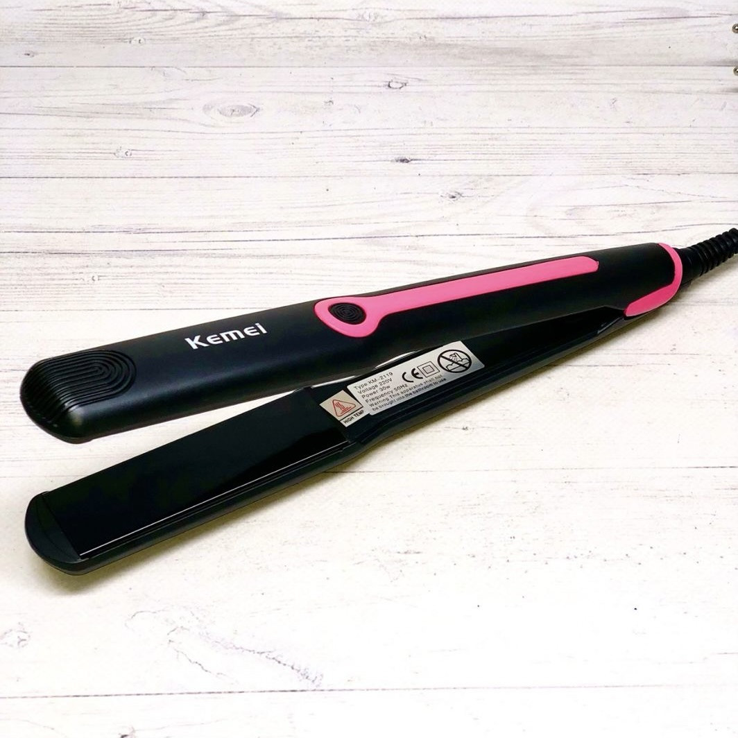 Плойка-випрямляч для волосся Kemei KM-2119