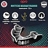 Капа OPRO Silver доросла (вік 11+) Grillz Black/Silver (art.102502013), фото 3