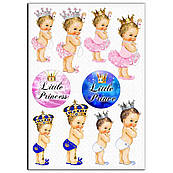 Ляльки 12 см вафельна картинка