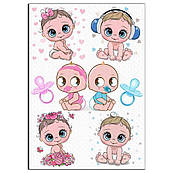 Ляльки 9 см вафельна картинка