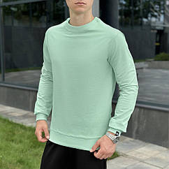 Світшот чоловічий однотонний ментоловий Pobedov 001 XL