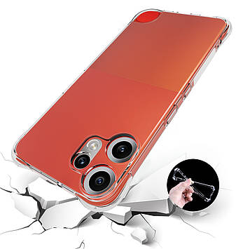 Чохол на Nothing CMF Phone 2 Pro бампер накладка TPU силіконовий протиударний прозорий "W-SHEILD"