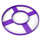 Торт-круг 2 вирубка для коржу 18 см (3D)