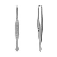 Пінцет для брів Staleks Classic 10 Type 1 (широкі прямі кромки)