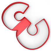 Вирубка для коржу Торт-цифра "3" 22*14 см (3D)