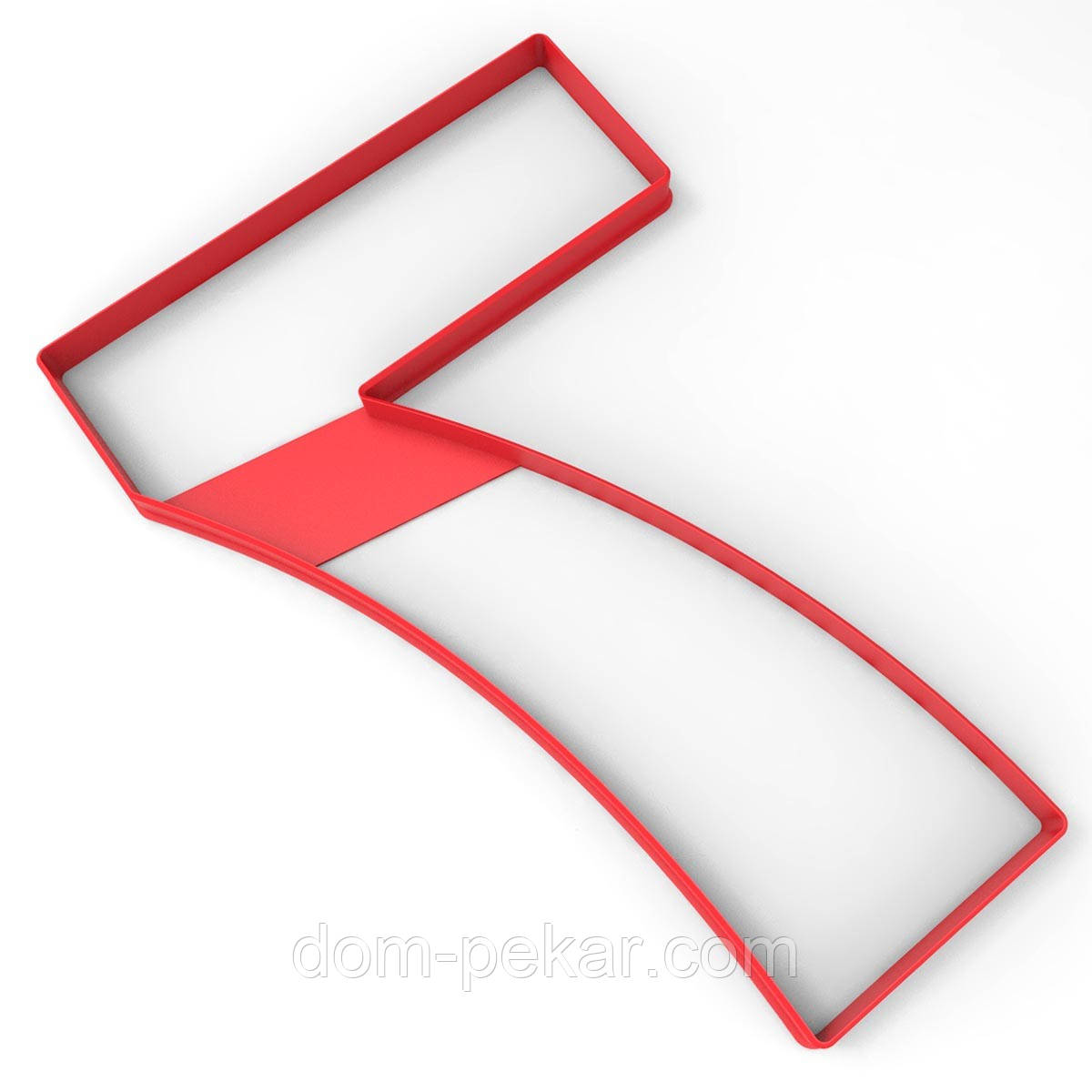 Вирубка для коржу Торт-цифра "7" 22*14 см (3D)