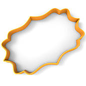 Рамка 8 вирубка для пряників 10*6,5 см (3D)