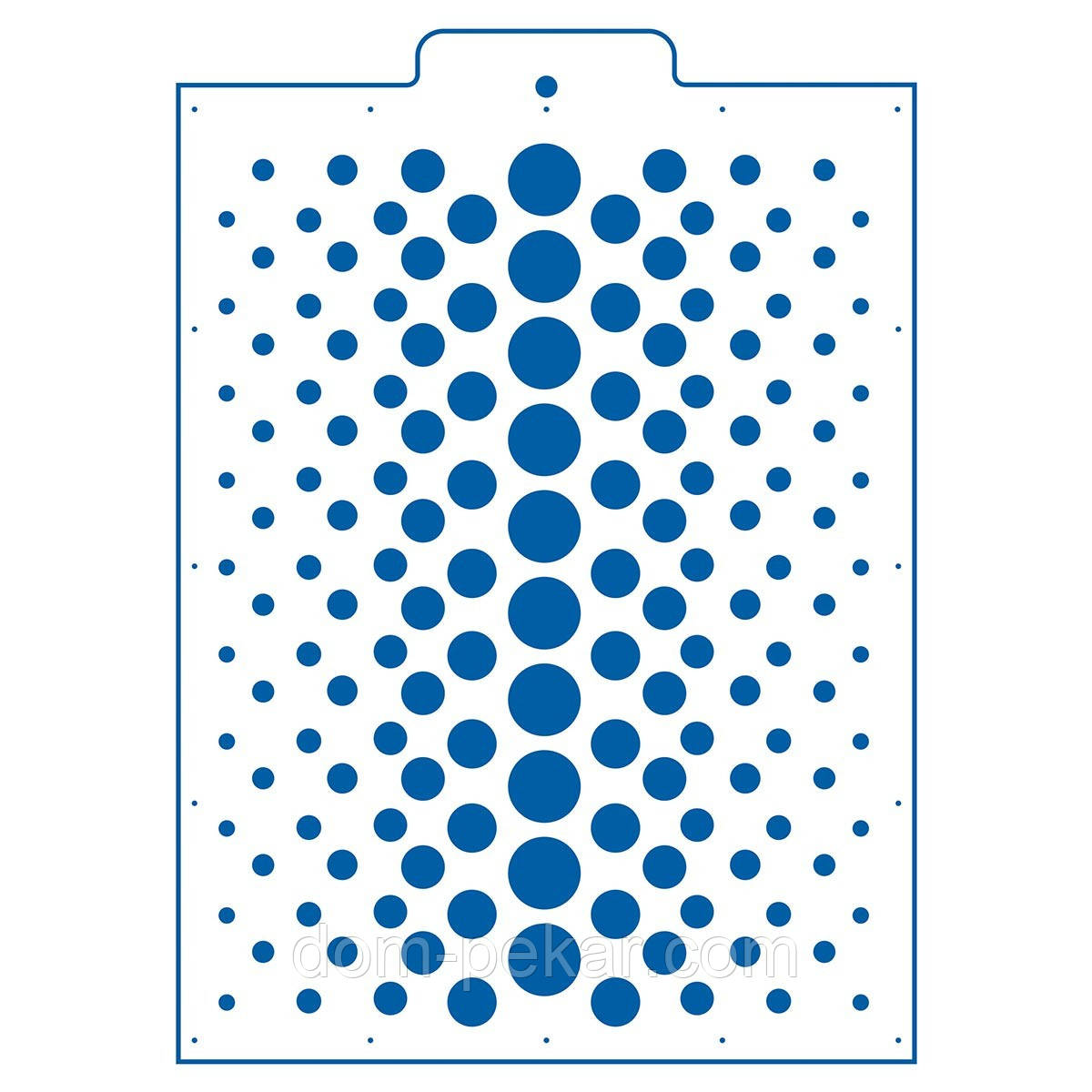 Конфетті трафарет для торта 24*18 см (TR-4)