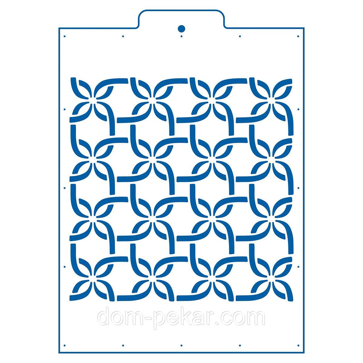 Квіти 2 трафарет для торта 18,5*18,5 см (TR-4)