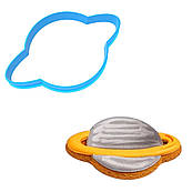 Планета 2 вирубка для пряників 6*9 см (3D)