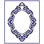 Трафарет Рамка-2 13*9,5 см (TR-2)