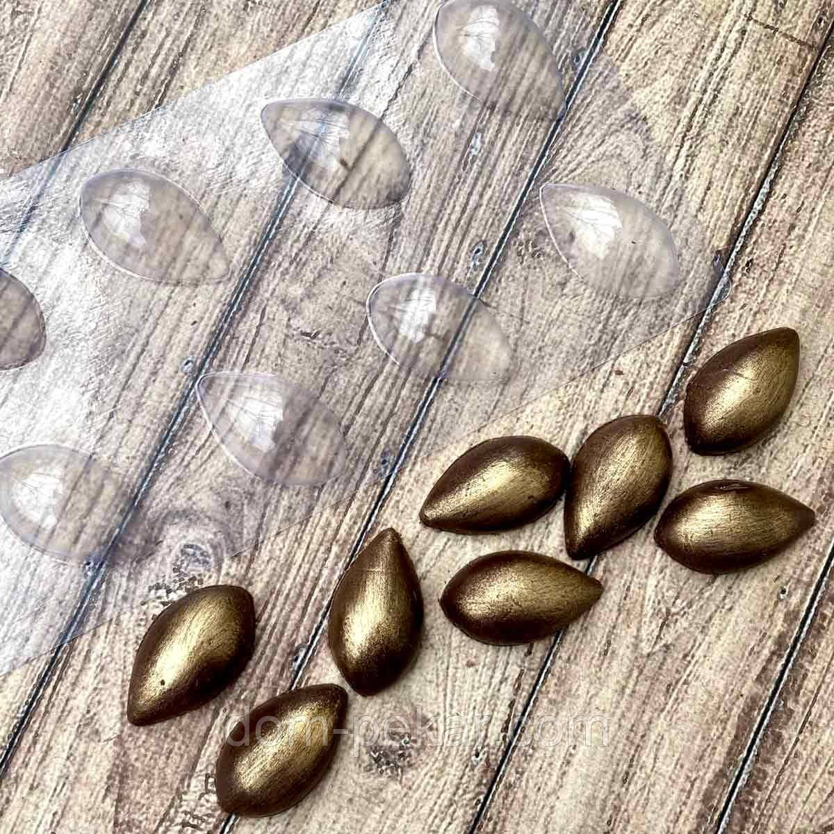 Лотос 4,5 см молд для шоколаду та мастики пластик 8 шт.