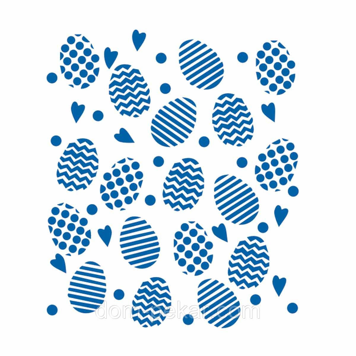 Трафарет Фон Великодня-2 14*12 см (TR-2)