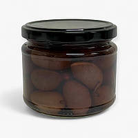 Оливки Темні Каламата З Кісточкою В Розсолі. Розмір Colossal (121-140) 320 г.