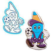 Олівець 2 вирубки з трафаретом 11*7,3 см (TR-2)