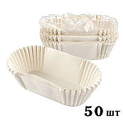 Форма паперова для еклерів П-8 Біла 80*35*30 мм (упаковка) 50 шт