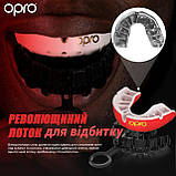 Капа OPRO Gold доросла (вік 11+) Red/Pearl (art.102504004), фото 4