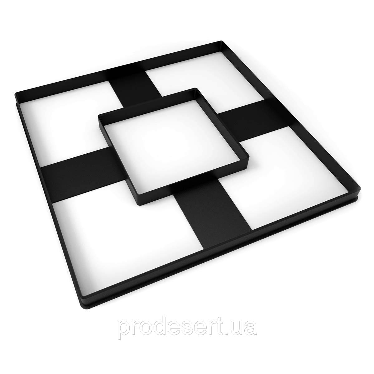 Торт-Квадрат вирубка для коржа 18*18 см (3D)