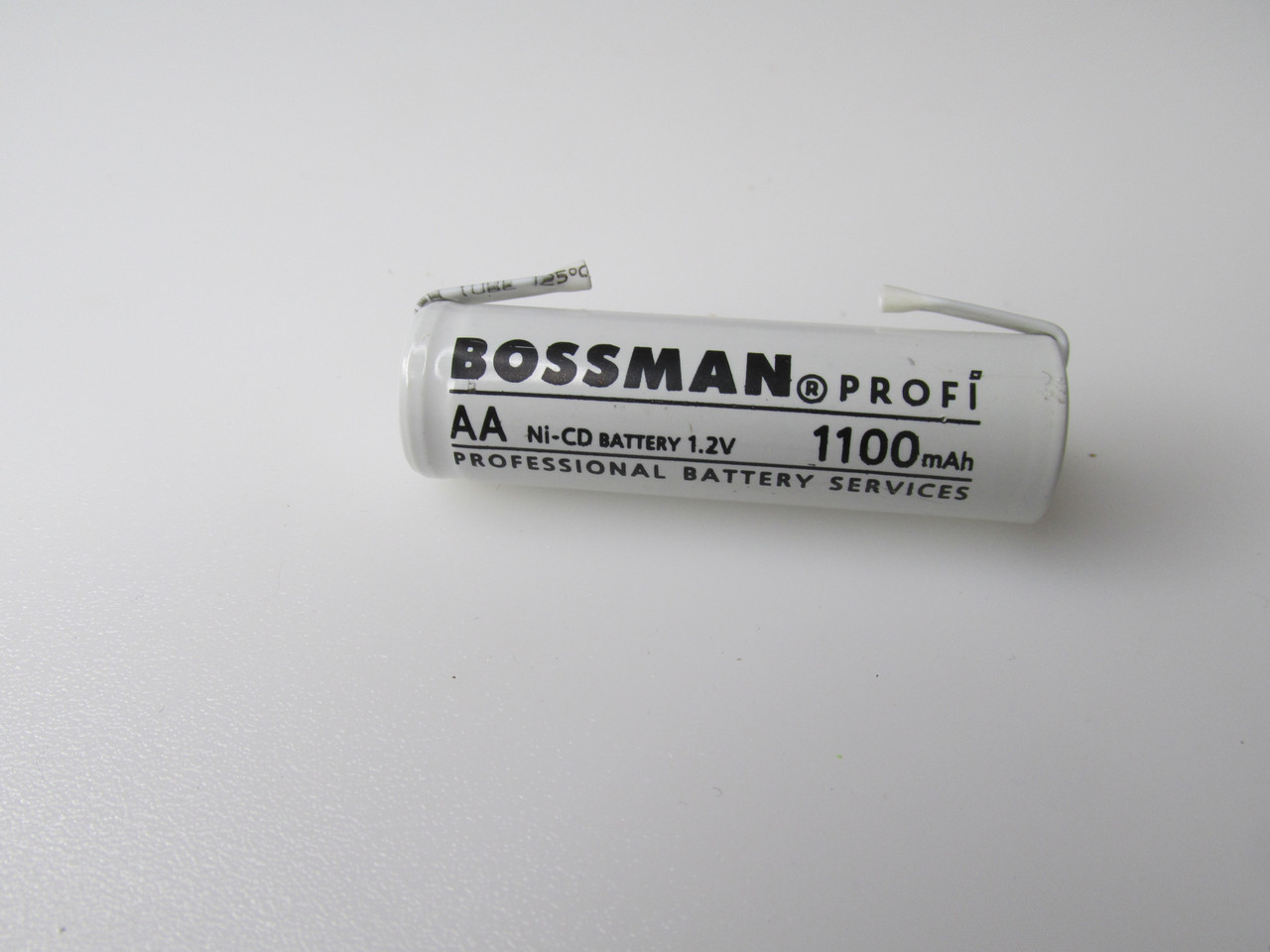Акумулятор Bossman Ni-CD HR6/AA 1.2V 1100mAh Промисловий з лепестками для пайки