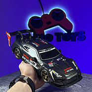 Дрифт машинка на радіокеруванні Nissan BI-TURBO Чорна | Машинки для дрифту на пульті управління| Дрифт машинки, фото 4