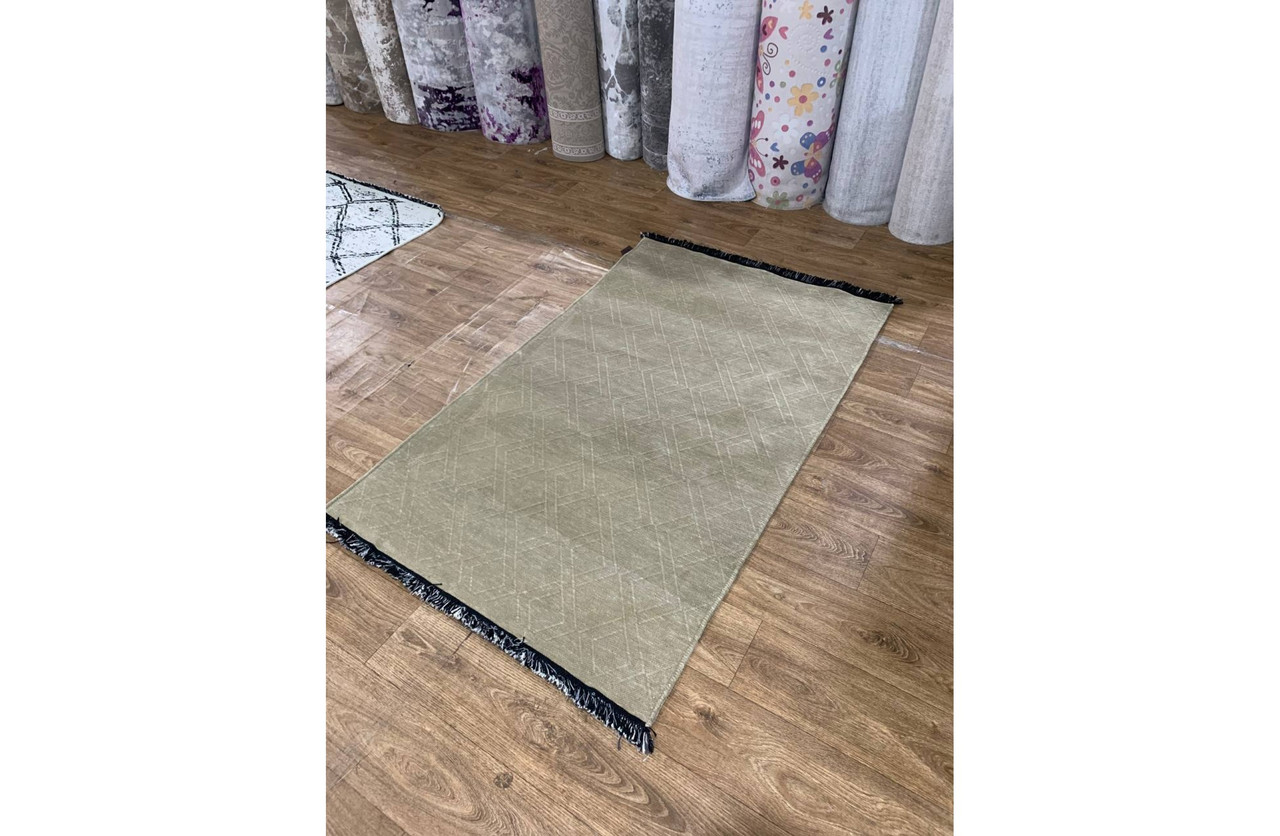 Плетений петльою, м'який килим Therapyt 0111 темно - бежевий, фото 1