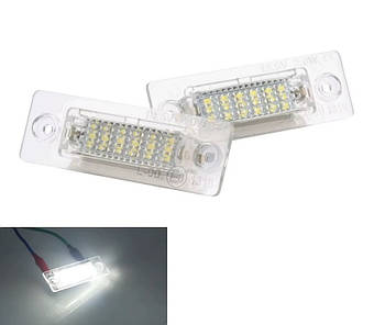 Підсвітка номерного знака LED Canbus VW T5,CADY, PASSAT, SKODA SUPERB, Golf 5