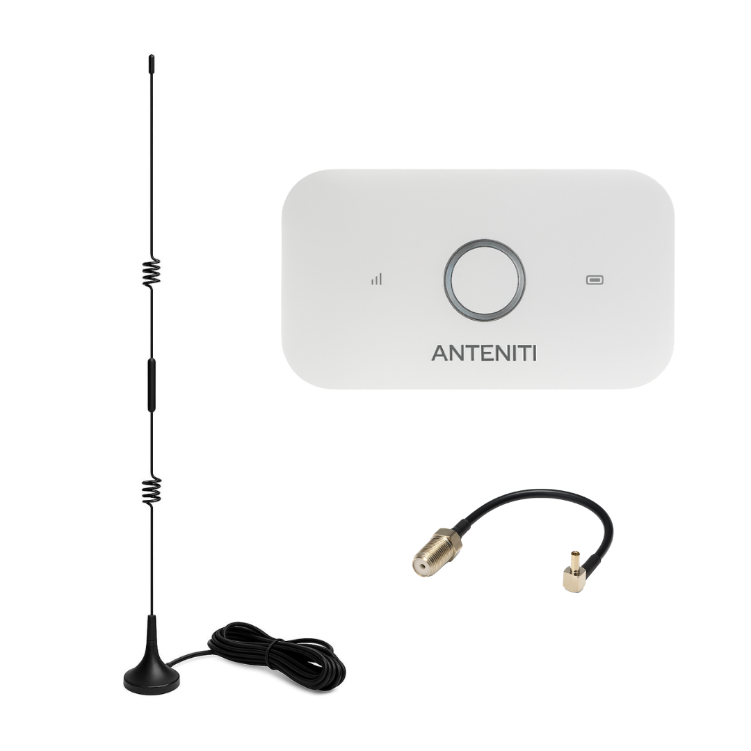 Антенний комплект 4G wifi роутер Аnteniti E5573+автомобільна антена 5дб+кабель 3м+перехідник