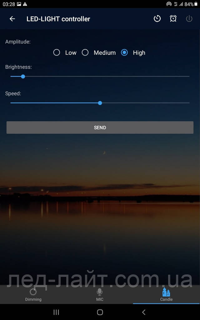 LED controller Bluetooth ZENGGE app