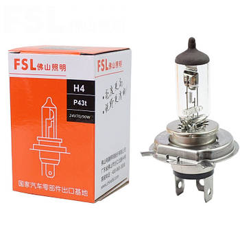 Галогенна лампа FSL H4 24V 75/70 Watt