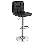 Барний стілець із газліфтом Monzo Eco зі спинкою, сидіння з екошкіри, стійка з підніжкою, колір коричневий, фото 9