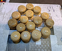 Ручка дверна світла дерев'яна 50мм