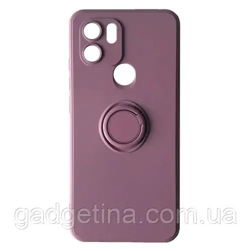 Чехол Ring Case для Xiaomi Redmi A1/A1+/A2+/Poco C51 Cherry purple, фото 1