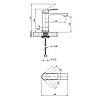 Змішувач для раковини Kroner KRP Makon - GRP010, фото 3