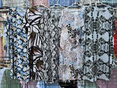 Жіноче плаття матеріал штапель розмір 54-60 мікс кольору в пакованні від 8 шт., фото 1