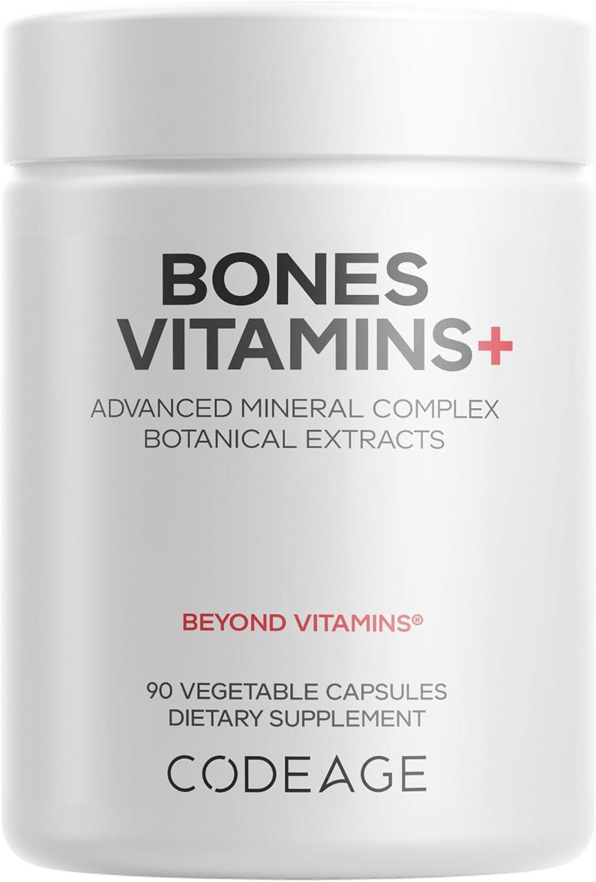 CodeAge Bones Vitamins+ / Комплекс вітамінів і мінералів для здоров'я кісток 90 капсул