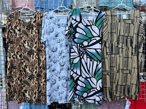 Жіноче плаття матеріал штапель розмір 54-60 мікс кольору в пакованні від 8 шт.