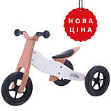 Біговел Free2Move 2 в1, brown - white, фото 2