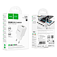 Мережевий зарядний пристрій адаптер Hoco C147A QC3.0 PD 20W USB-A USB-C White, фото 3