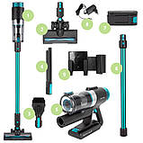 Вертикальний пилосос Kamille KM6901 чорний, фото 2