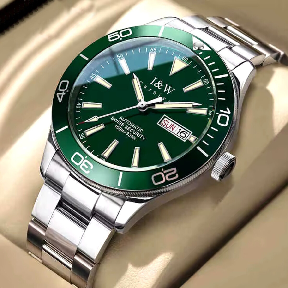 Carnival Чоловічий механічний годинник Carnival Diver 10 Bar